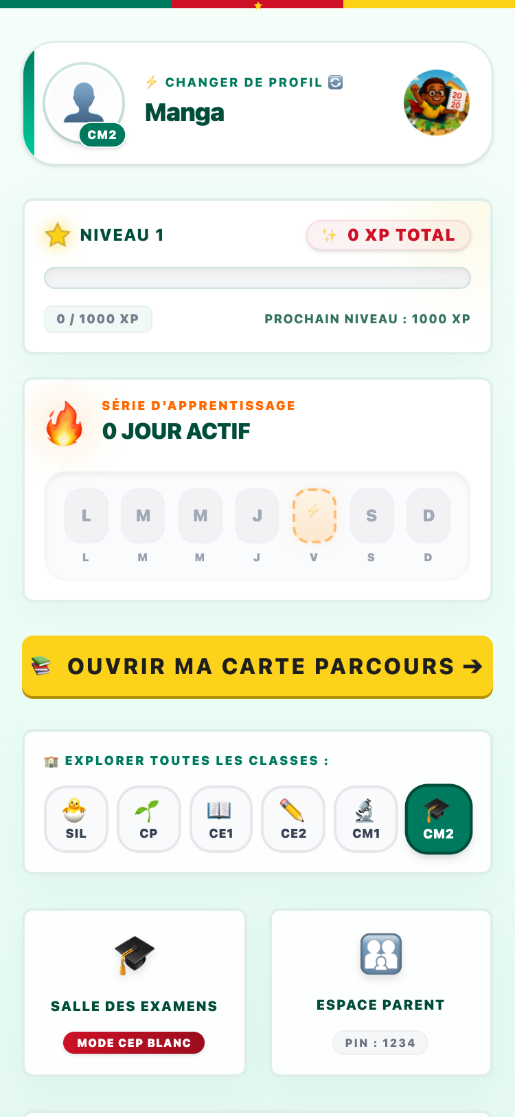 Tableau de bord École Joyeuse